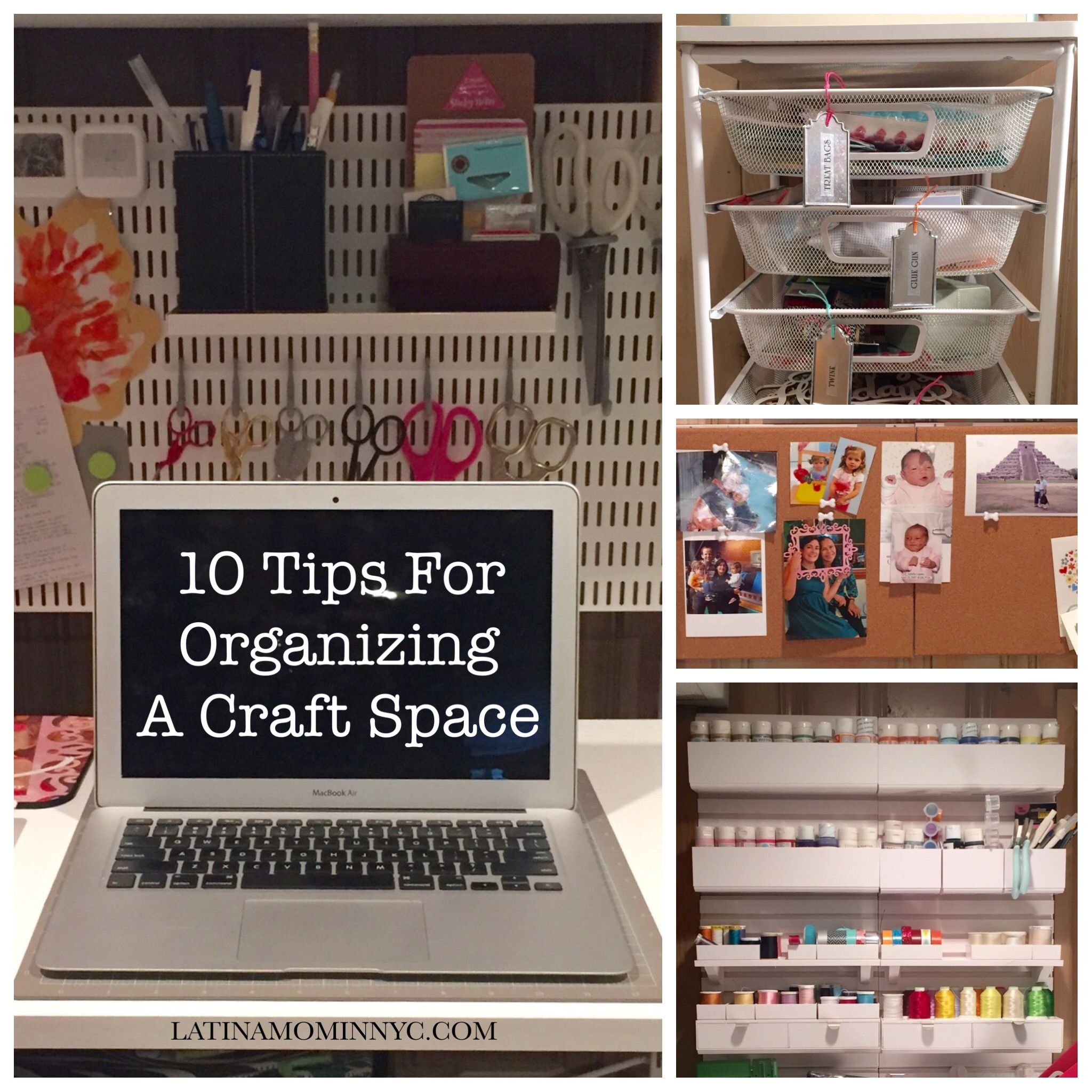 10 Tips for Organizing Your Craft Space - Latina Mom in NYC